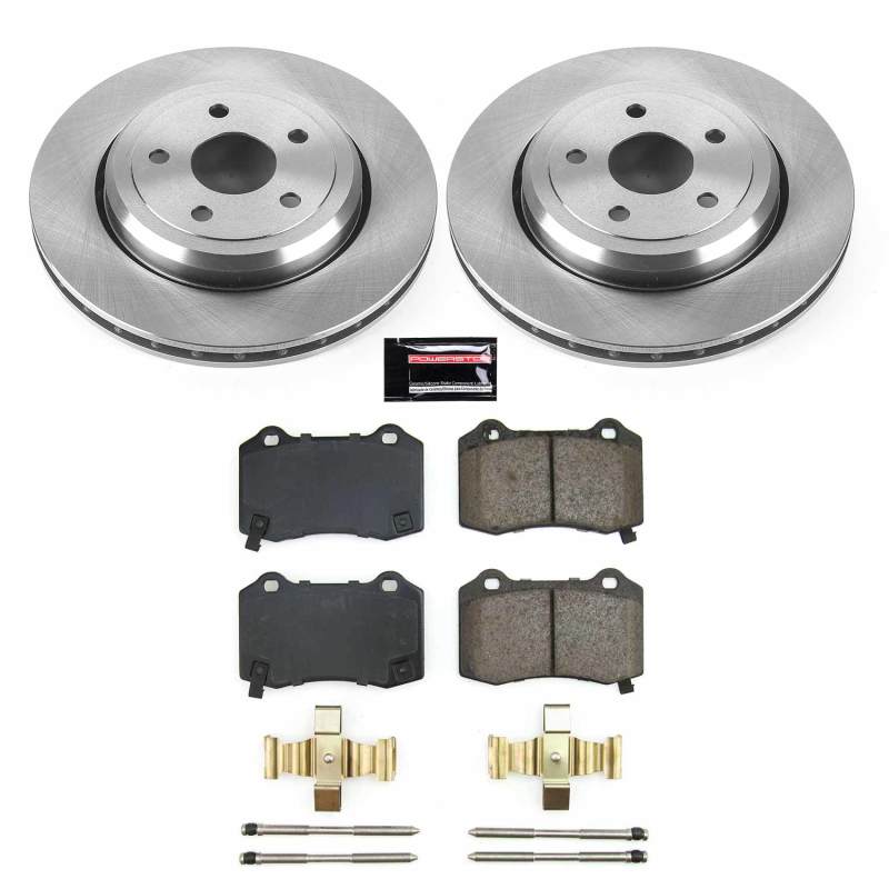 Power Stop 18-21 Jeep Grand Cherokee Rear Autospecialty Brake Kit Brake Kits - OE PowerStop