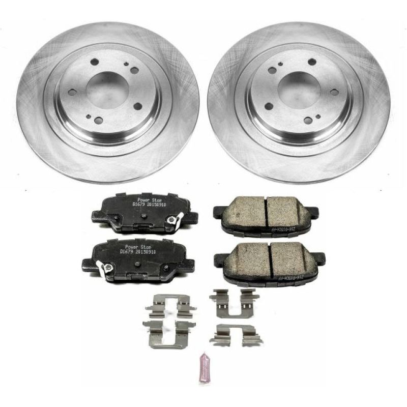 Power Stop 14-18 Mitsubishi Outlander Rear Autospecialty Brake Kit Brake Kits - OE PowerStop