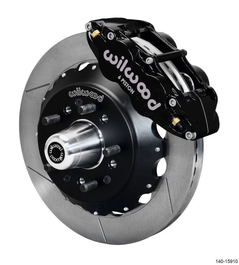 Wilwood Narrow Superlite 6R Front Big Brake Kit 12.88in GT Competition Series Rotor - Black Big Brake Kits Wilwood