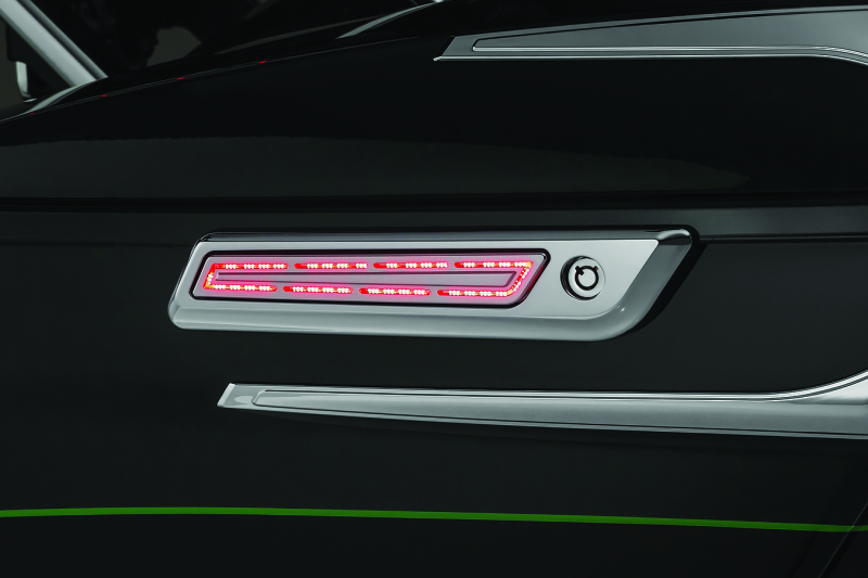 Kuryakyn LED Saddlebag Hinge Accents Chrome Light Bars & Cubes Kuryakyn