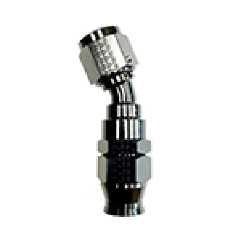 Fragola -6AN Real Street x 30 Degree 3/8 EFI Quick Disconnect Hose End Black Fittings Fragola