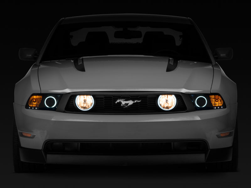 Raxiom 05-12 Ford Mustang GT LED Halo Fog Lights (Smoked) Headlights Raxiom