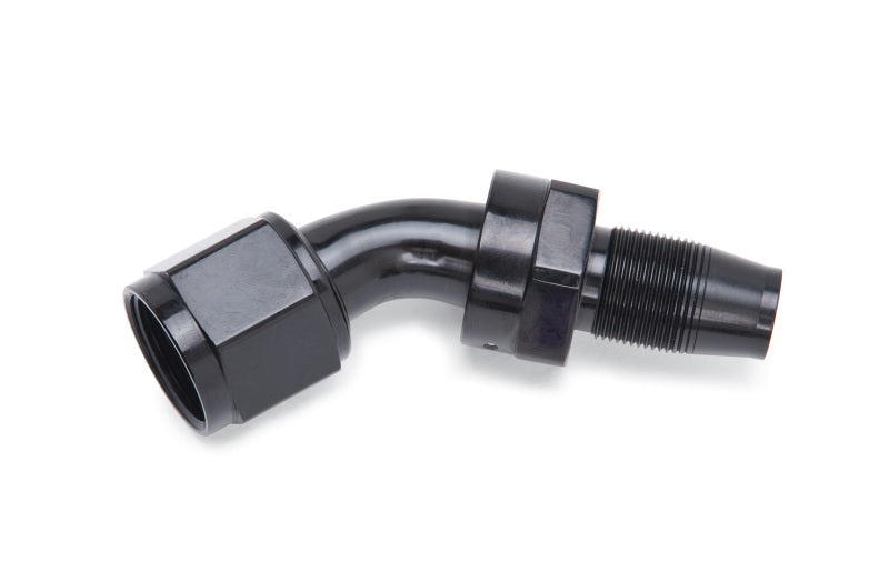 Russell Performance -8 AN 45 Degree Hose End Without Socket - Polished and Black Fittings Russell