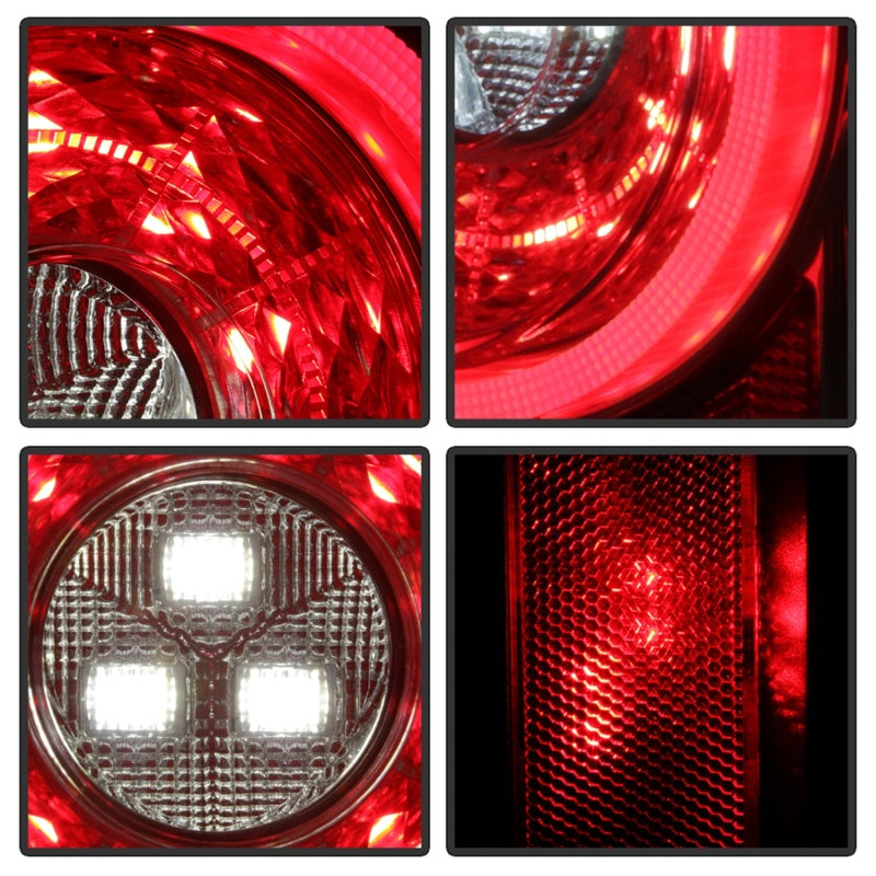 Spyder 19-20 Jeep Wrangler - Full LED Tail Lights - Seq Turn Signal - Chrome ALT-YD-JW19-SEQ-C Tail Lights SPYDER
