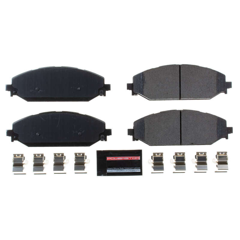 Power Stop 2019 Ram 1500 Front Z23 Evolution Sport Brake Pads w/Hardware Brake Pads - Performance PowerStop