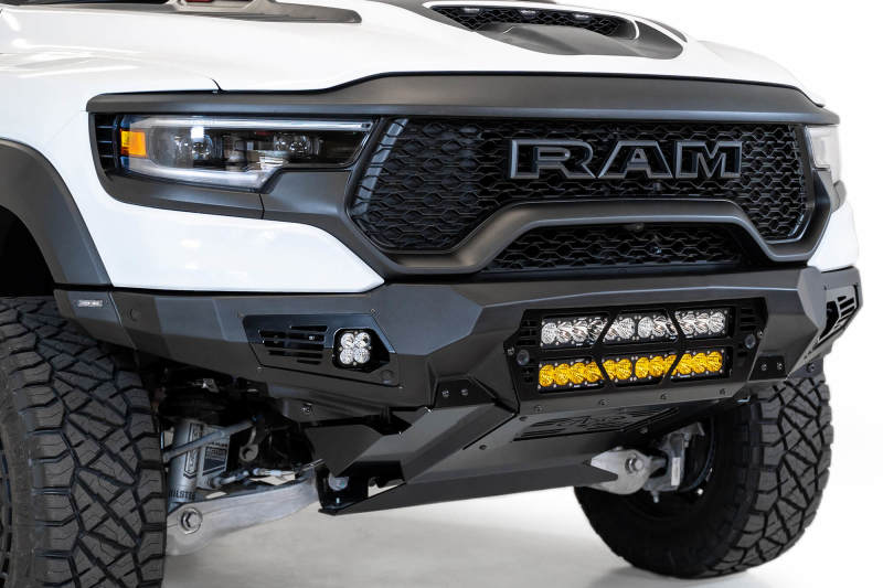 Addictive Desert Designs 2021 Dodge RAM 1500 TRX Bomber Front Bumper (20in Lights) Bumpers - Steel Addictive Desert Designs