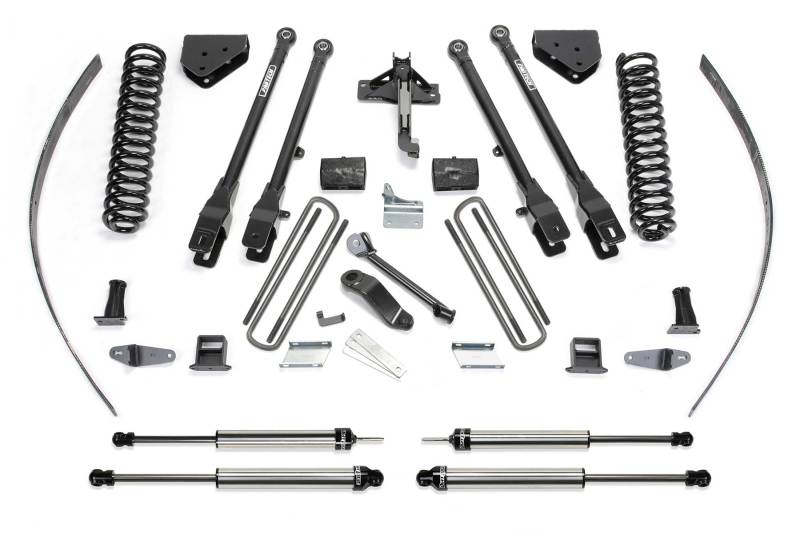 Fabtech 08-16 Ford F250 4WD w/o Factory Overload 8in 4Link Sys w/Coils & Dlss Shks Lift Kits Fabtech