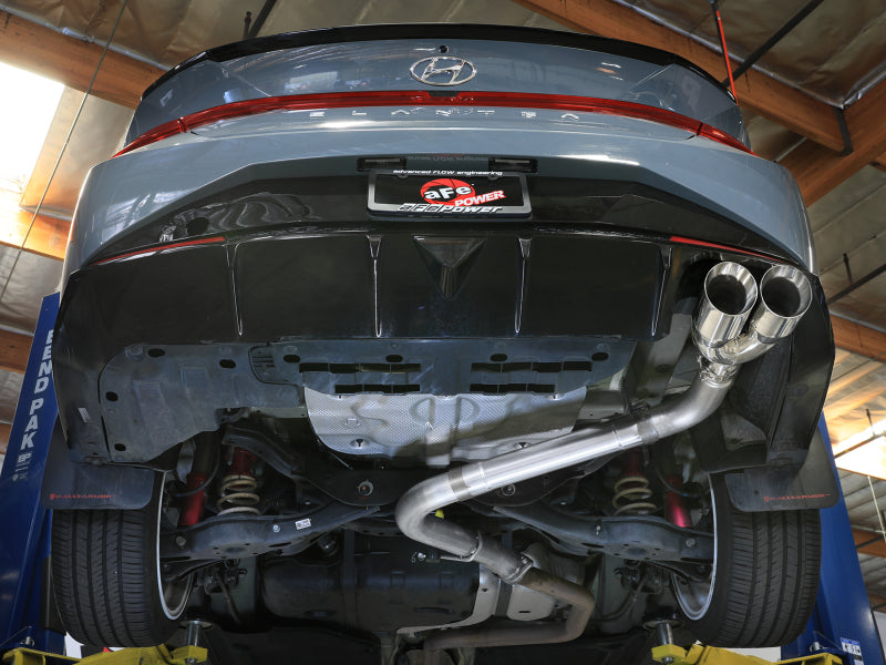 aFe Takeda Axle-Back Exhaust System Hyundai Elantra N Line 21-25 L4-1.6L- Polished Tip Axle Back aFe