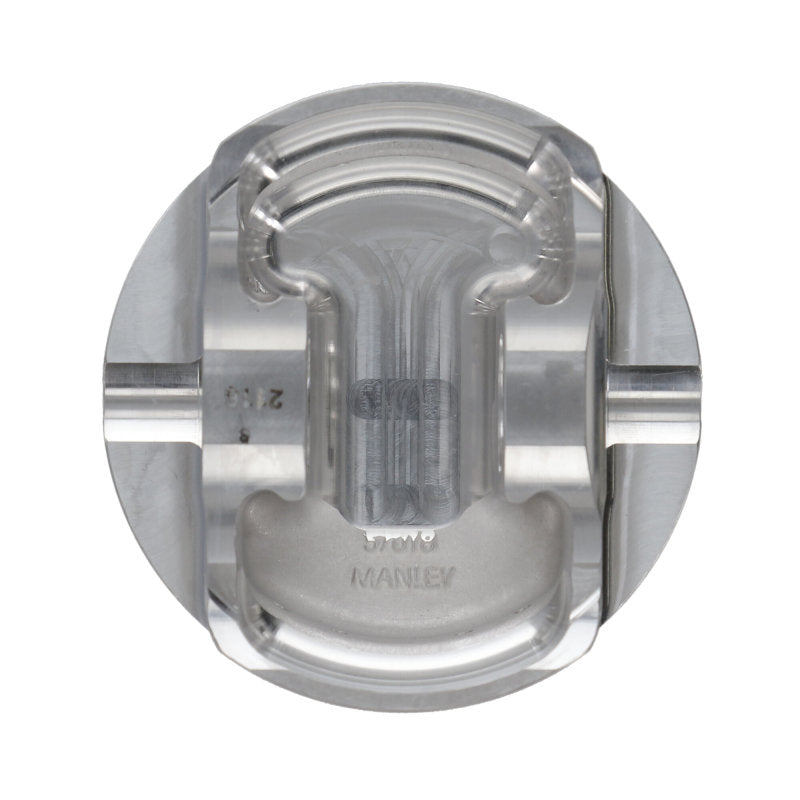 Manley Chrysler Hemi 6.4L Stock Stroke +.005in Oversize/4.095in Bore -12.5cc Dish Piston Set Piston Sets - Forged - 8cyl Manley Performance