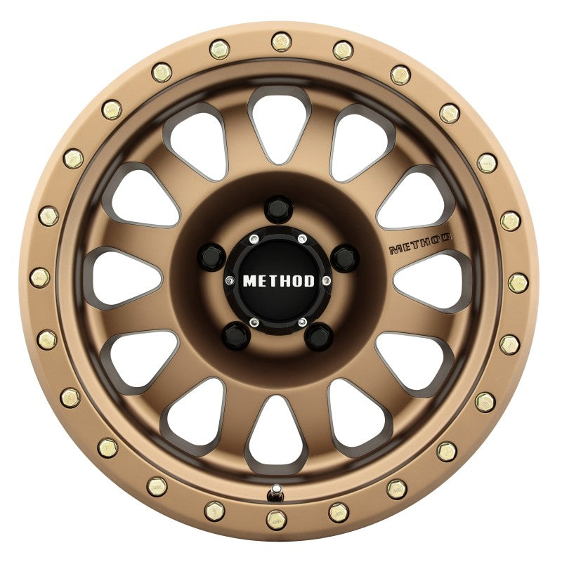 Method MR304 Double Standard 17x8.5 0mm Offset 5x5 94mm CB Method Bronze Wheel Wheels - Cast Method Wheels
