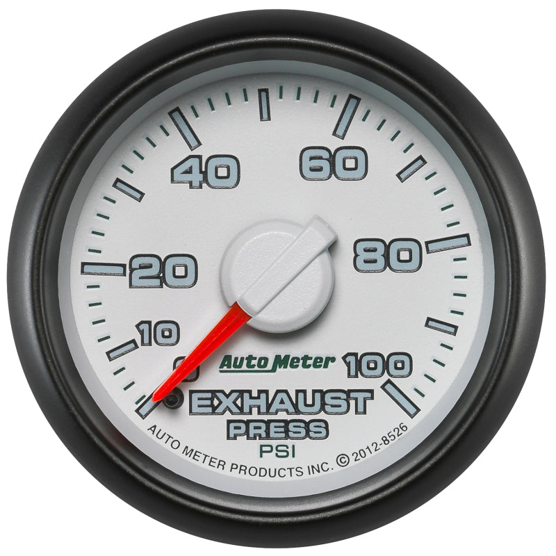 Autometer Factory Match 52.4mm Mechanical 0-100 PSI Exhaust (Drive) Pressure Gauge Gauges AutoMeter