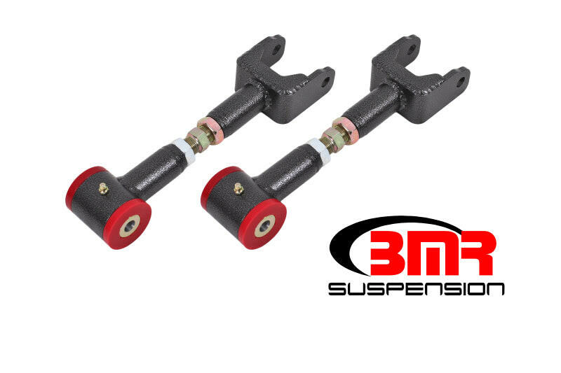 BMR 64-67 A-Body Upper Control Arms On-Car Adj. (Polyurethane) - Black Hammertone Control Arms BMR Suspension