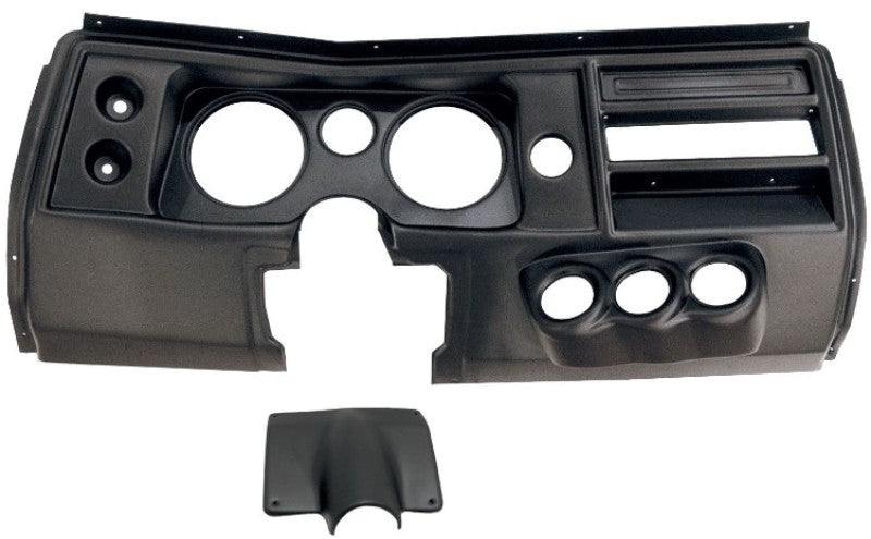 Autometer 1968 Chevrolet Chevelle No Vent Direct Fit Gauge Panel 5in x2 / 2-1/16in x4 Performance Monitors AutoMeter