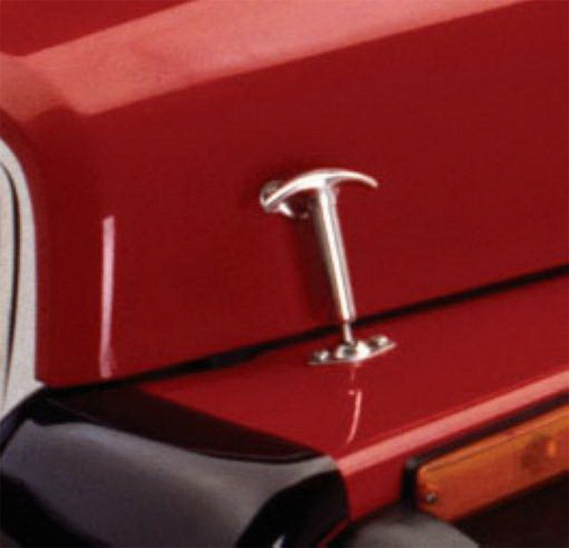 Rampage 1945-1949 Jeep CJ2A Hood Catch Kit - Stainless Hood Pins Rampage