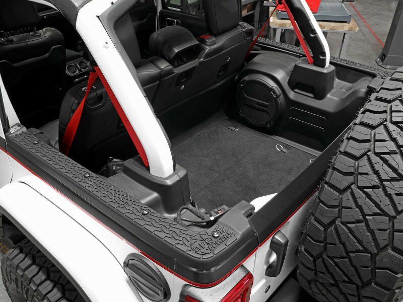 aFe 18-22 Jeep Wrangler JL (4-Door Models w/ 3-Piece Hard-Top Only) Terra Guard Tub Rail Covers Hard Top Accessories aFe