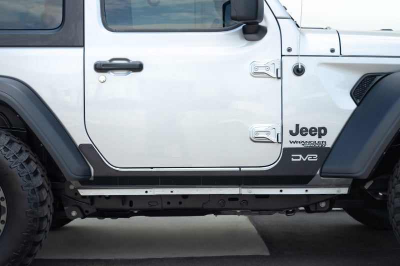 DV8 Offroad 18-23 Jeep Wrangler JL Rock Skins (2 Door Only) Body Armor & Rock Rails DV8 Offroad