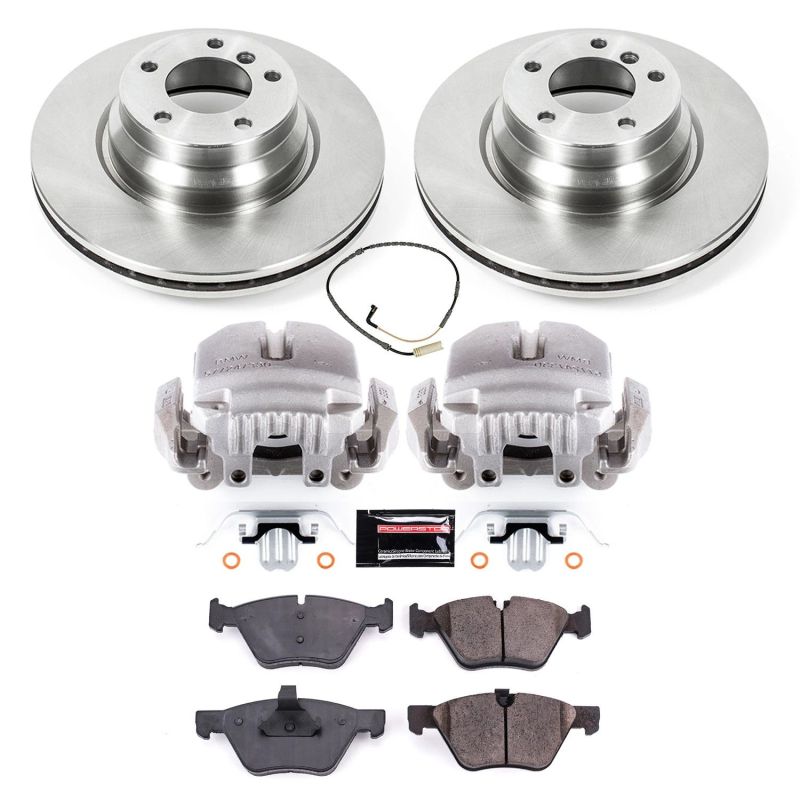 Power Stop 2006 BMW 330xi Front Autospecialty Brake Kit w/Calipers Brake Kits - OE PowerStop