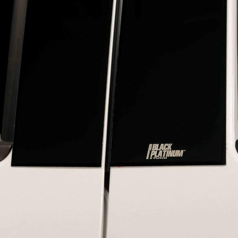 Putco 17-20 Ford SuperDuty - Regular Cab w/ Keypad (4pcs) Black Platinum Pillar Posts Classic Exterior Trim Putco