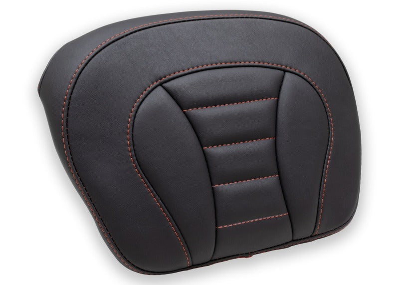 Mustang 08-21 Harley FL Touring Accessories Tour-Pak Pad w/Red Stitch - Black Backrests Mustang Motorcycle