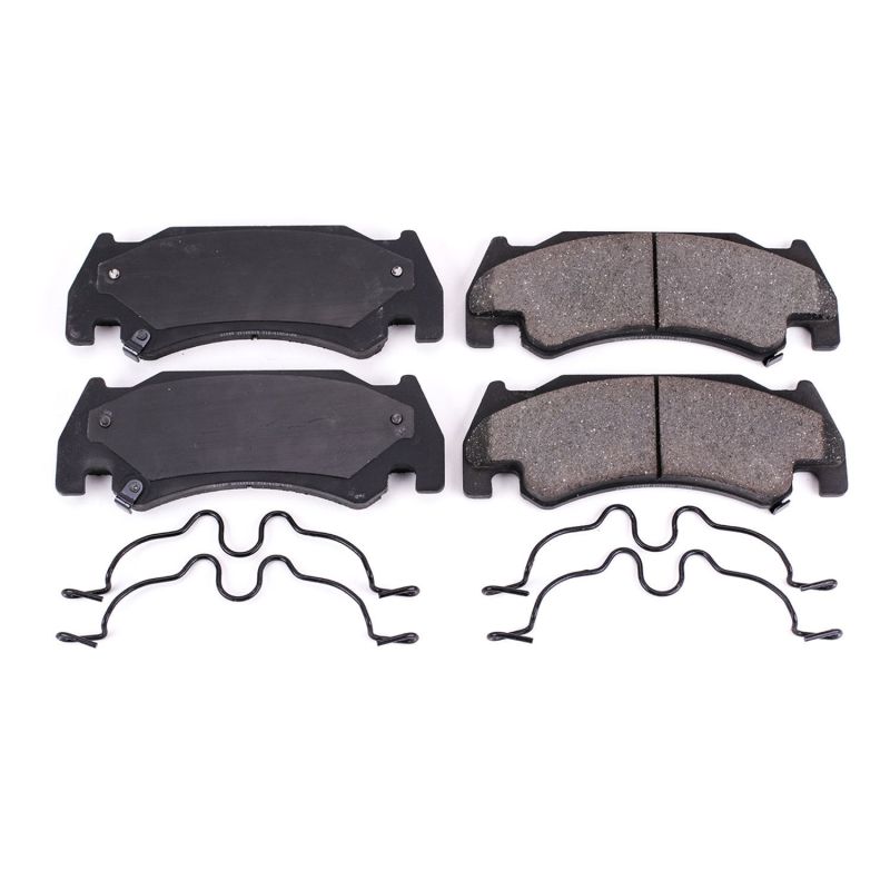 Power Stop 2005 Dodge Ram 1500 Front Z17 Evolution Ceramic Brake Pads w/Hardware Brake Pads - OE PowerStop