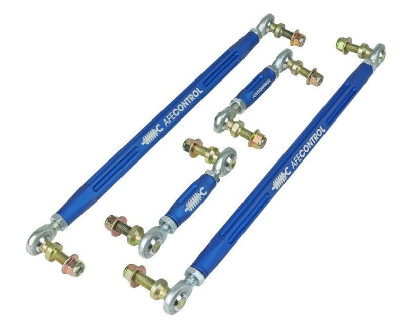 aFe Control 20-21 Toyota Supra 3.0L Adjustable End Links Kit - Front & Rear Sway Bar Endlinks aFe