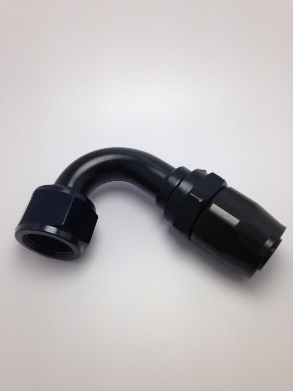 Fragola -10AN Nut x -12AN Hose Reducing Hose End 120 Degree - Black Fittings Fragola