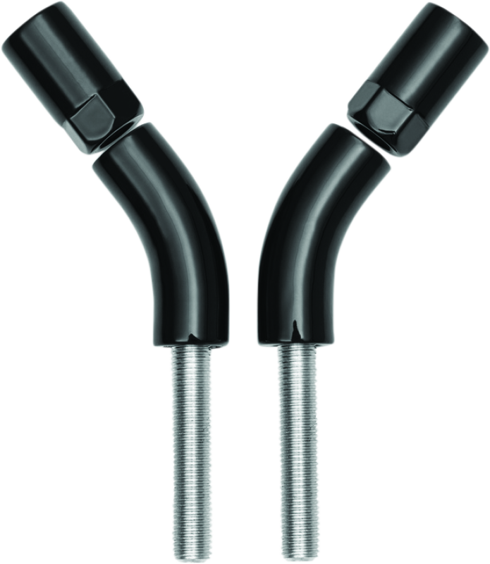 Kuryakyn Mirror Stem 3in Outward Extenders Black Rear View Mirrors Kuryakyn