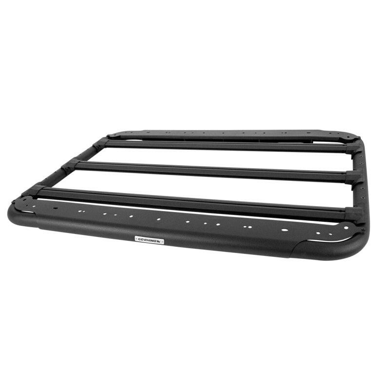 Go Rhino SRM 500 Flat Rack 35in. - Tex. Blk (Incl. Clamps - Mounts to Many Styles of Cross Bars) Roof Baskets Go Rhino