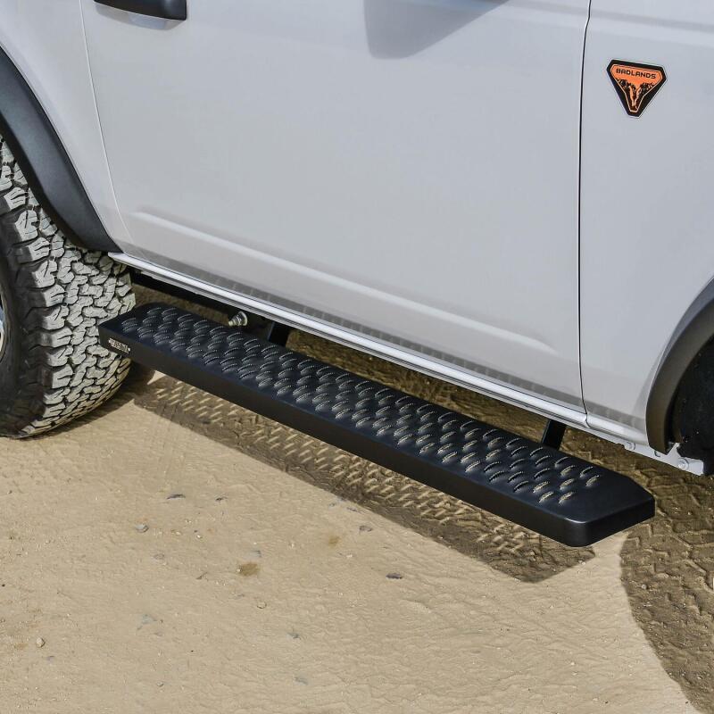 Westin Grate Steps Running Boards 54 in - Textured Black Running Boards Westin