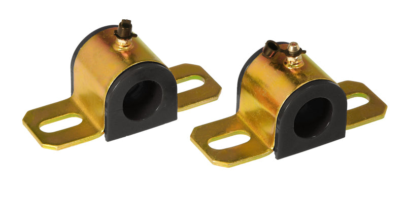 Prothane Universal Greasable Sway Bar Bushings - 1in - Type B Bracket - Black Sway Bar Bushings Prothane