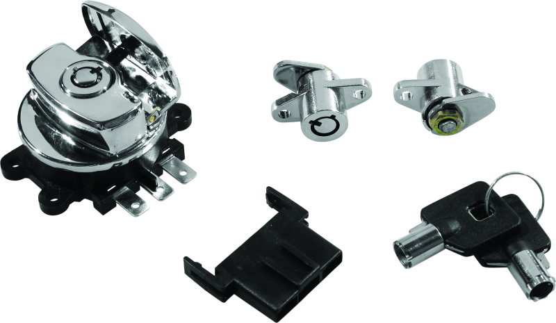 Bikers Choice 99-13 Road King With Hard Bags Chrome Saddlebag Lock Kit Bags - Saddlebags Bikers Choice