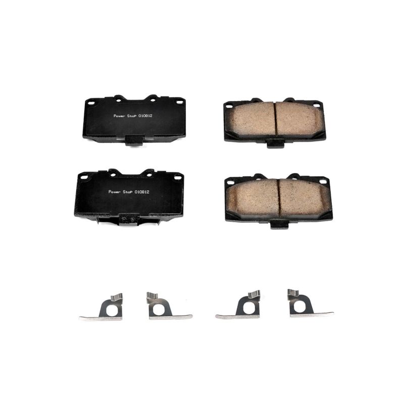 Power Stop 06-07 Subaru Impreza Front Z17 Evolution Ceramic Brake Pads w/Hardware Brake Pads - OE PowerStop