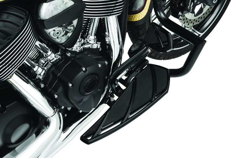 Kuryakyn Phantom Floorboards for Indian Black Footpegs Kuryakyn