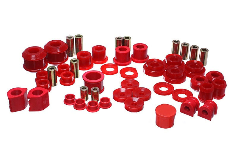 Energy Suspension 06-11 Honda Civic Si Red Master Bushing Set Bushing Kits Energy Suspension