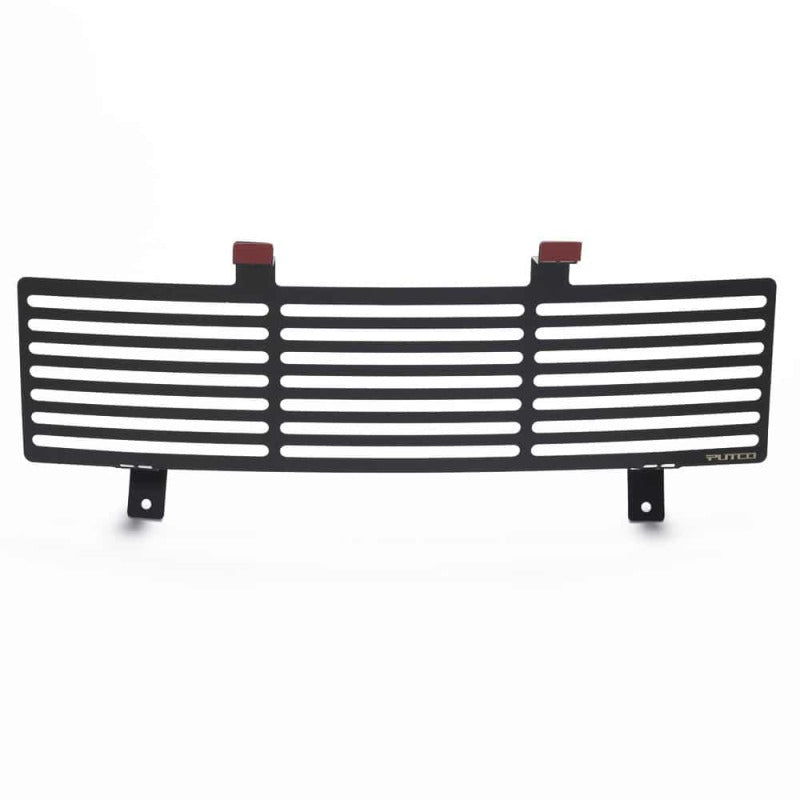 Putco 11-16 Ford SuperDuty - Stainless Steel Black Bar Design Bumper Grille Inserts Grilles Putco