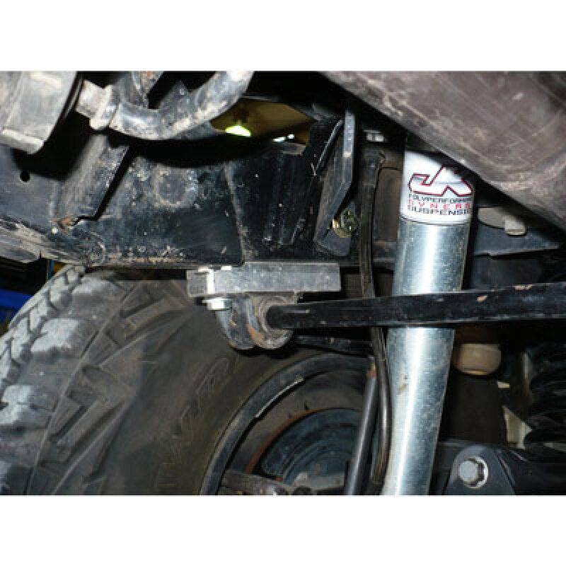 Synergy 07-18 Jeep Wrangler JK/JKU Rear Upper Shock Mount/Sway Bar Relocation Bracket Shock Mounts & Camber Plates Synergy Mfg
