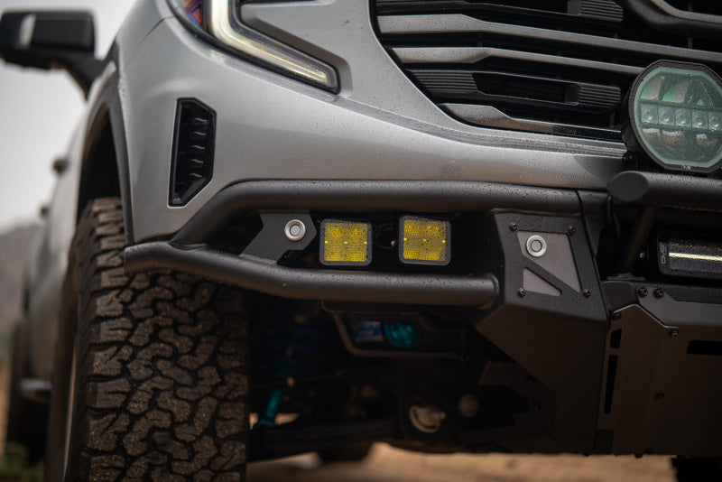 DV8 Offroad 2022-2025 GMC Sierra 1500 Tube Front Bumper Bumpers - Steel DV8 Offroad