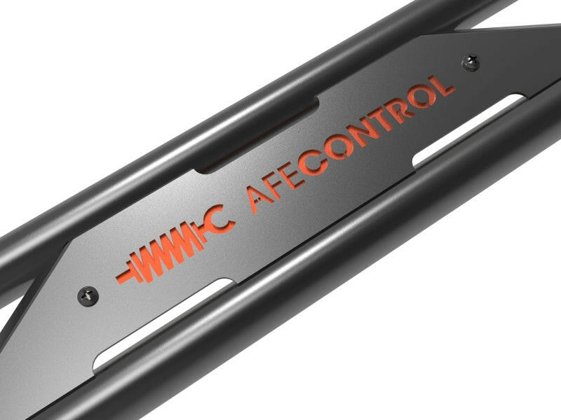 aFe CONTROL 20-22 Ford Explorer L4 2.3L (t) Tubular Steel Front Suspension Strut Brace Gunmetal Gray Strut Bars aFe