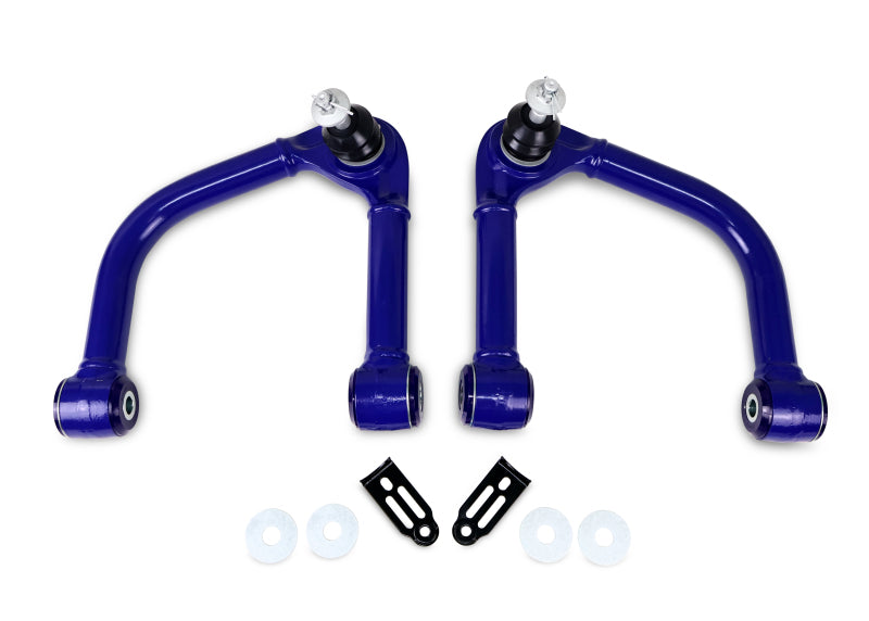 SuperPro 22-23 Toyota Tundra Fixed Offset Front Upper Control Arm Set Control Arms Superpro