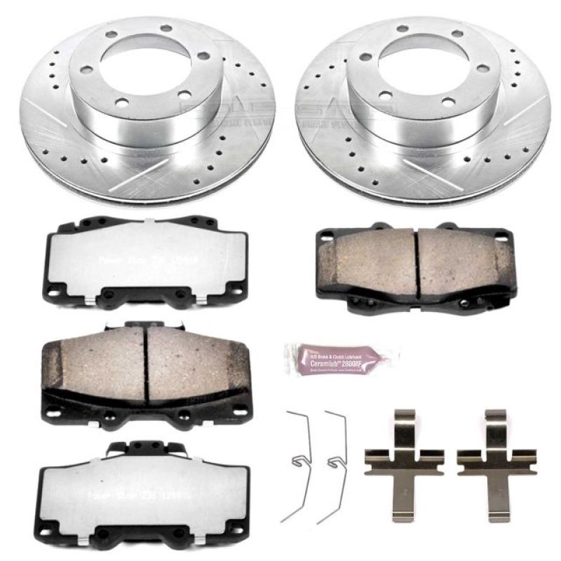 Power Stop 95-02 Toyota 4Runner Front Z36 Truck & Tow Brake Kit Brake Kits - Performance D&S PowerStop