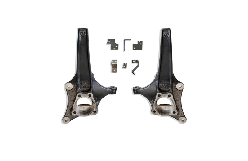 MaxTrac 19-20 GM C1500 2WD 3.5in Front Lift Spindles w/Extended DOT Compliant Brake Lines Steering Knuckles & Spindles Maxtrac