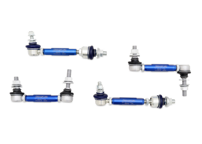 SuperPro 03-09 Lexus GX470 HD Adjustable End Link Set (TRC1285L + TRC1085V) Sway Bar Endlinks Superpro