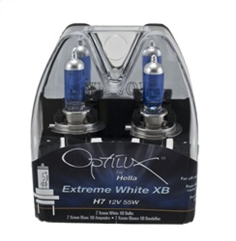 Hella Optilux 12V/55W H7 Extreme Blue Bulb (Pair) Bulbs Hella