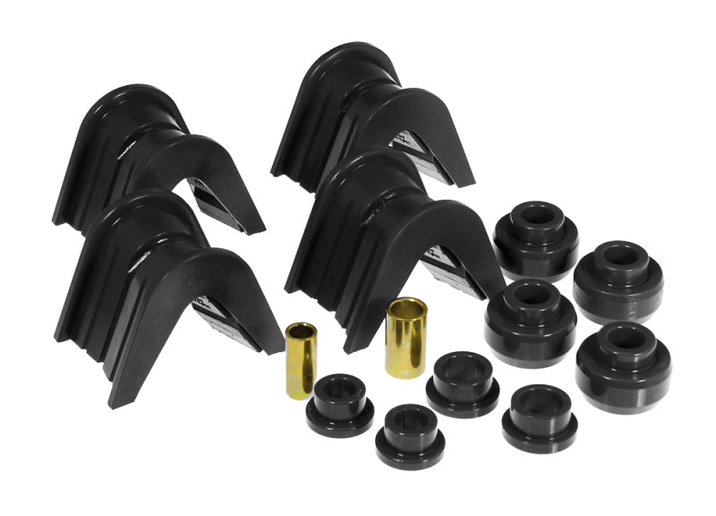 Prothane 66-79 Ford Trucks 14-Piece Bushing Set - 7deg Offset - Black Bushing Kits Prothane
