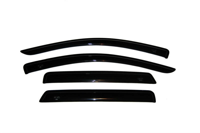 AVS 08-18 Dodge Journey Ventvisor Outside Mount Window Deflectors 4pc - Smoke Wind Deflectors AVS