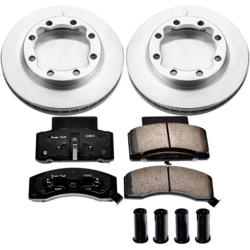 Power Stop 90-00 Chevrolet K3500 Front Z17 Evolution Geomet Coated Brake Kit Brake Kits - Performance Blank PowerStop