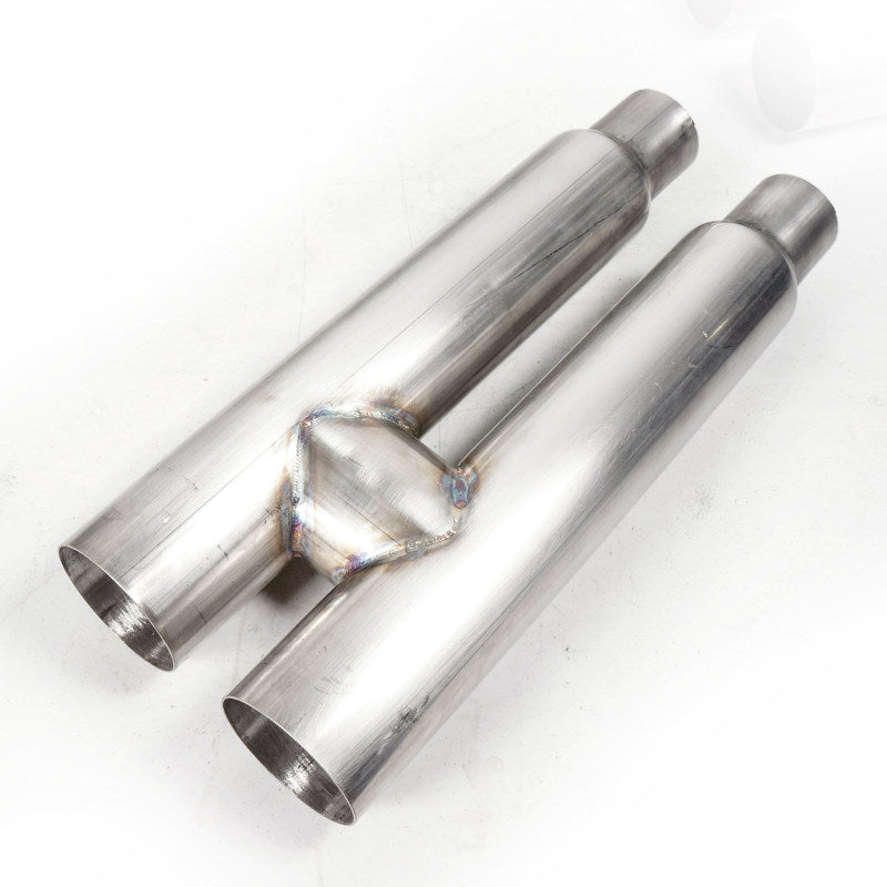 Stainless Works 2018+ Ford Mustang GT 3in Redline Series Catback H-Pipe w/Active Valves & Quad Tips Catback Stainless Works