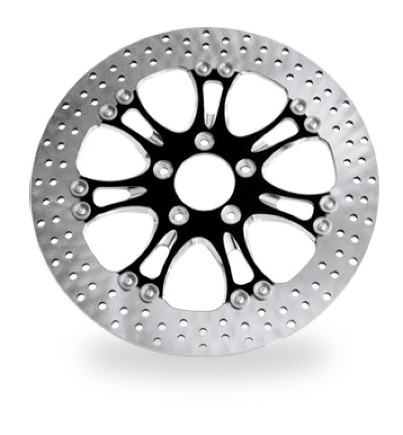Performance Machine Disc/Carr 13x.20 Sf Heathen Fr - Contrast Cut Platinum Brake Rotors - Drilled Performance Machine