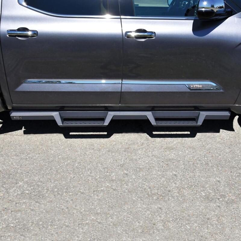Westin Toyota Tundra CrewMax 2022 Drop Nerf Step Bars - Textured Black Nerf Bars Westin