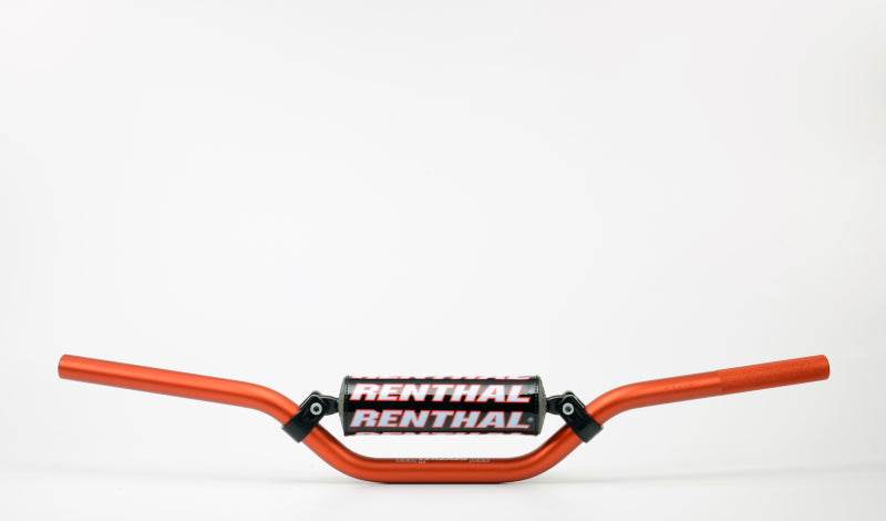 Renthal 12-19 KTM 50SX 7/8 in. Handlebar Mini - Orange Handlebars Renthal